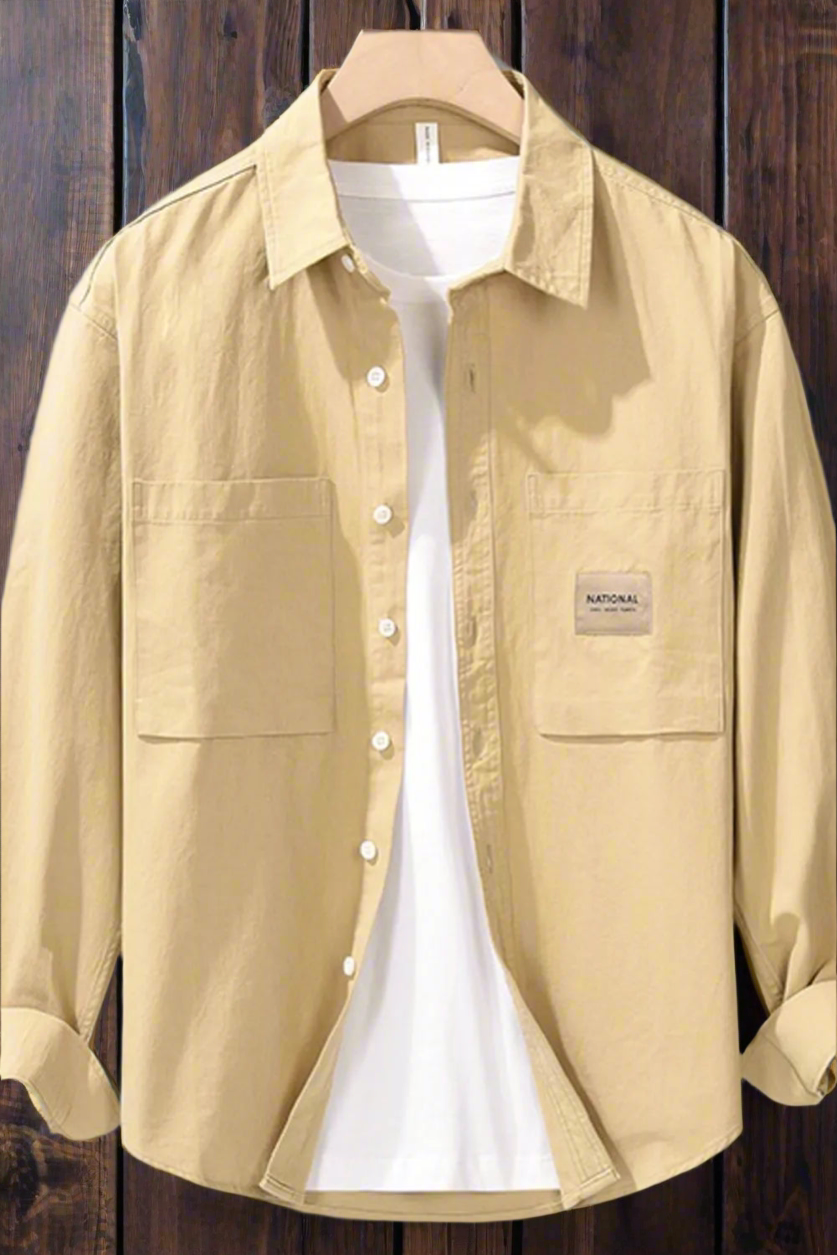Men's Long Sleeve Button-Up Shirt