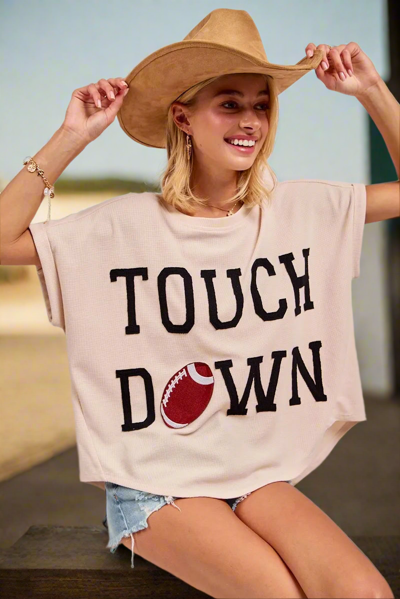 Touchdown Spirit Waffle Tee