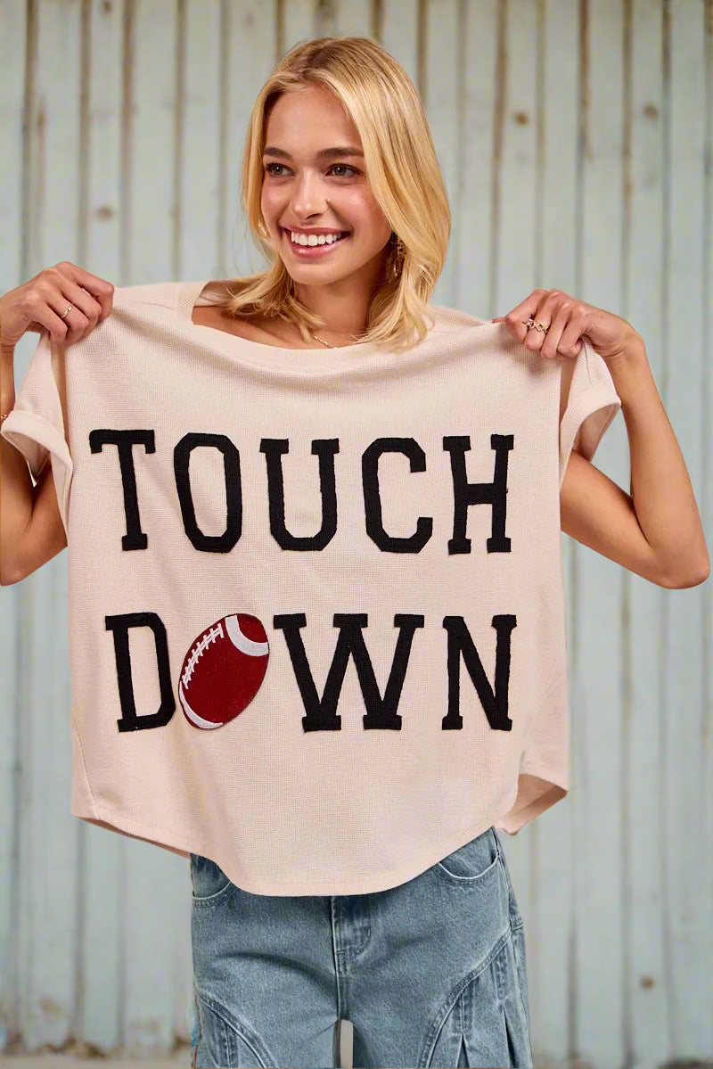 Touchdown Spirit Waffle Tee