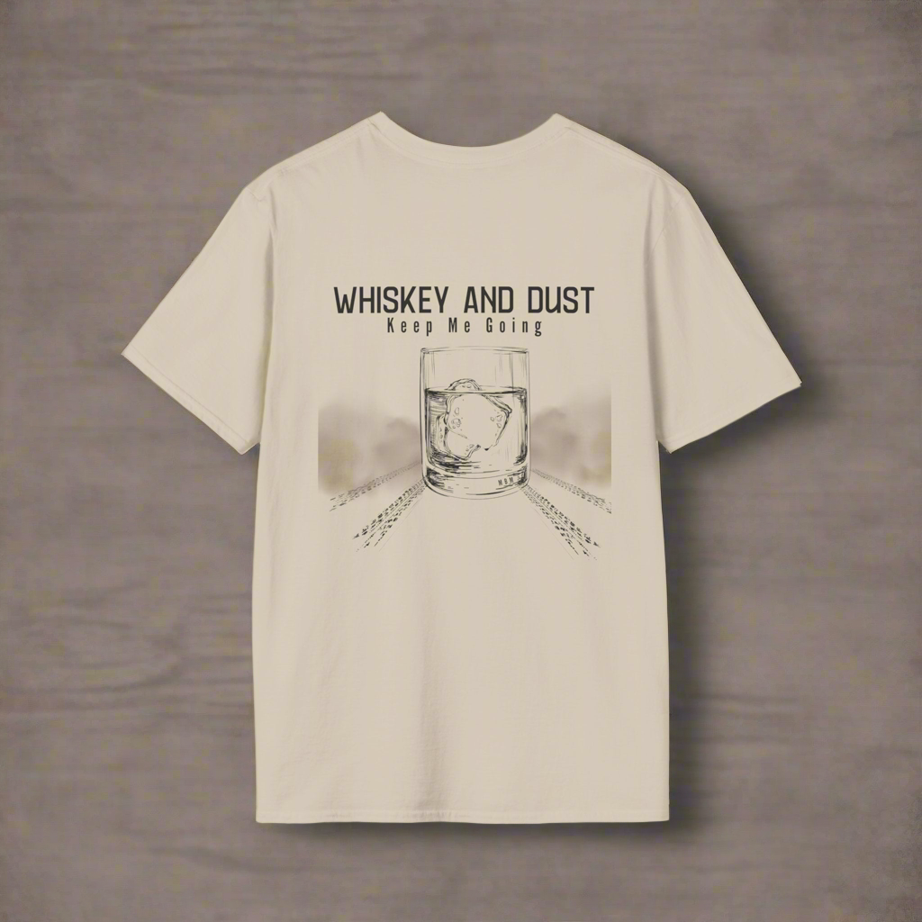 "Whiskey and Dust" Graphic Tee for Relaxed Vibes