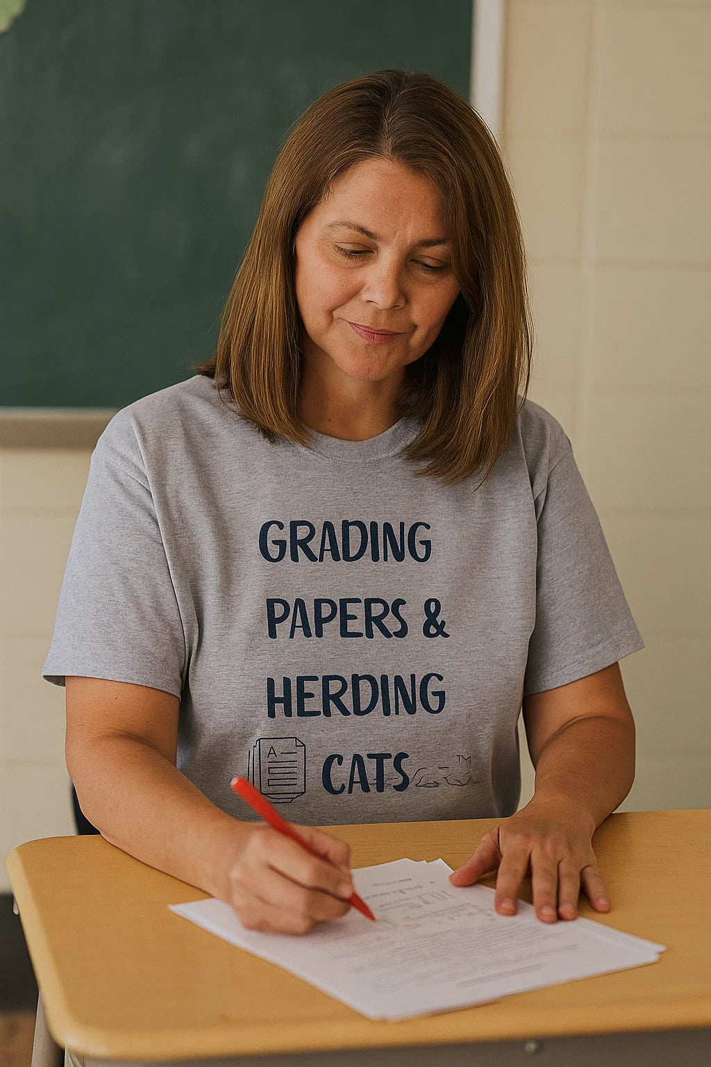 Grading Papers & Herding Cats Tee