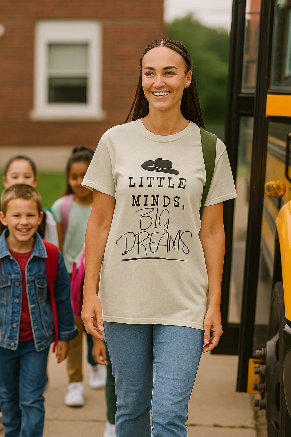 Inspirational Kids T-Shirt - Little Minds, Big Dreams, Motivational Tee, Youth Unisex Shirt, Gift for Graduation, Back to School